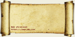 Dimitrije Jakšić vizit kartica